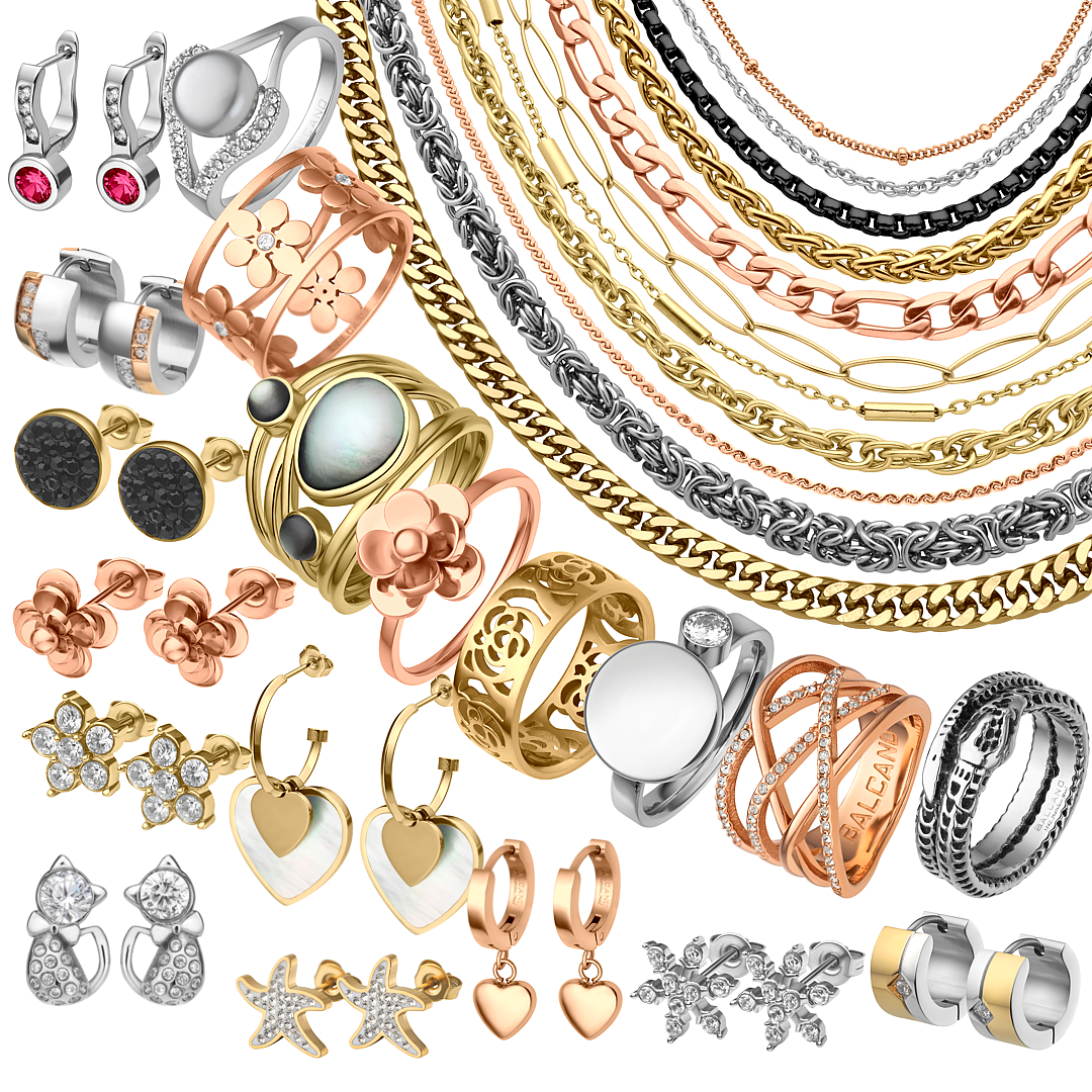 BALCANO - Nemesacél ékszer - Rizikó mentes minőségi minta rendelés (03000XBL01)