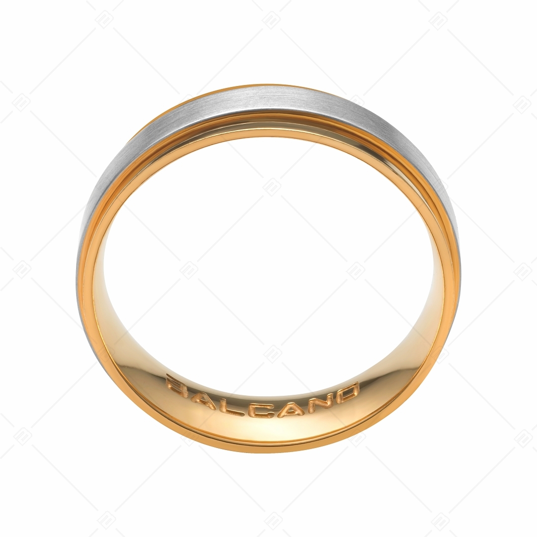 BALCANO - Cinto / Nemesacél karikagyűrű 18K rozé arany bevonattal (030025ZY99)