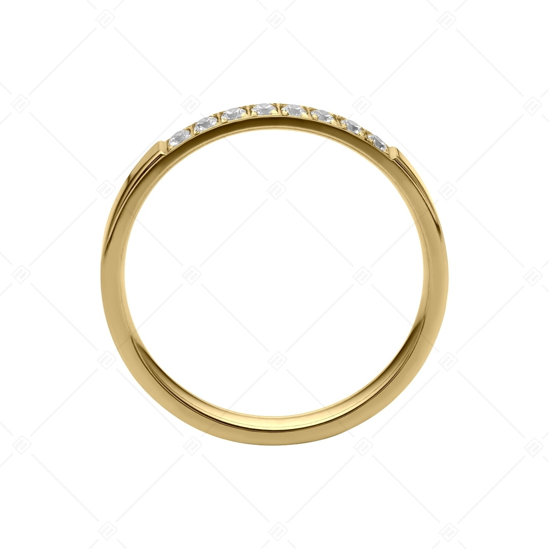 BALCANO - Ella / Vékony cirkónia drágaköves gyűrű, 18K arany bevonattal (041205BC88)