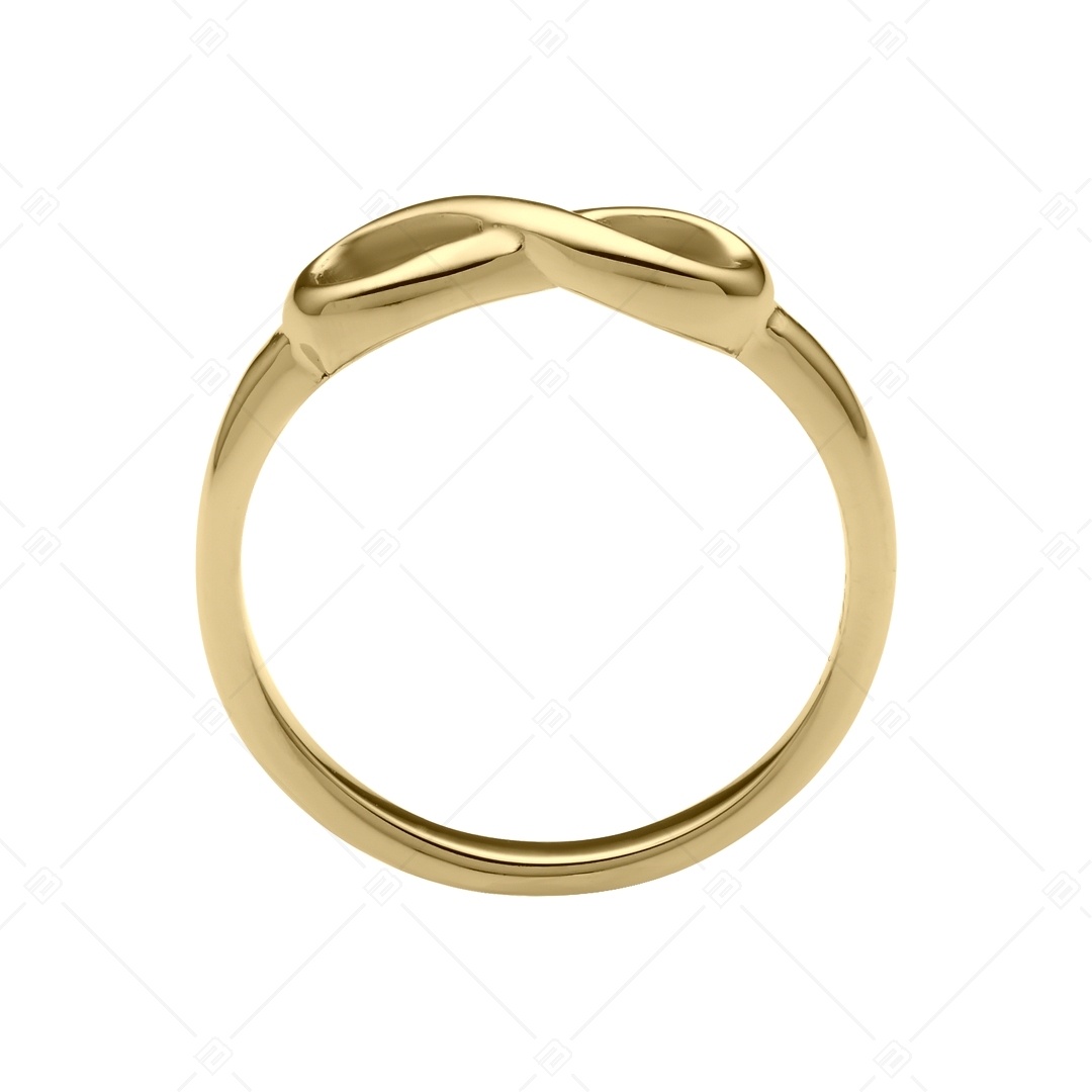 BALCANO - Infinity / Nemesacél gyűrű végtelen szimbólummal, 18K arany bevonattal (041212BC88)