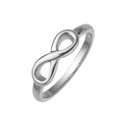 BALCANO - Infinity / Nemesacél gyűrű végtelen szimbólummal, magasfényű polírozással