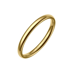 BALCANO - Simply / Vékony karikagyűrű, 18K arany bevonattal