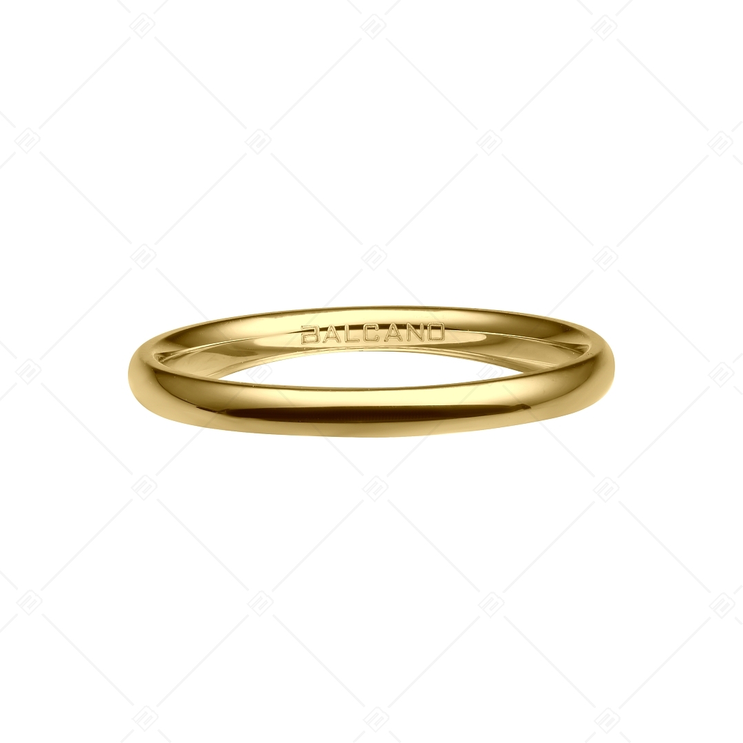 BALCANO - Simply / Vékony karikagyűrű, 18K arany bevonattal (041222BC88)