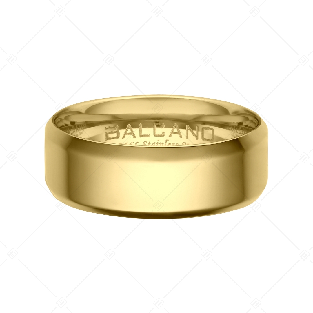 BALCANO - Eden / Gravírozható nemesacél gyűrű 18K arany bevonattal (042101BL88)