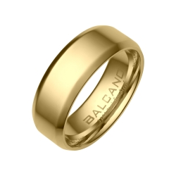 BALCANO - Eden / Gravírozható nemesacél gyűrű 18K arany bevonattal