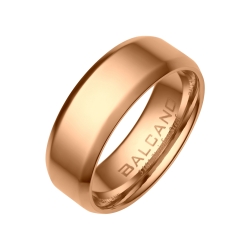BALCANO - Eden / Gravírozható nemesacél gyűrű 18K rozé arany bevonattal