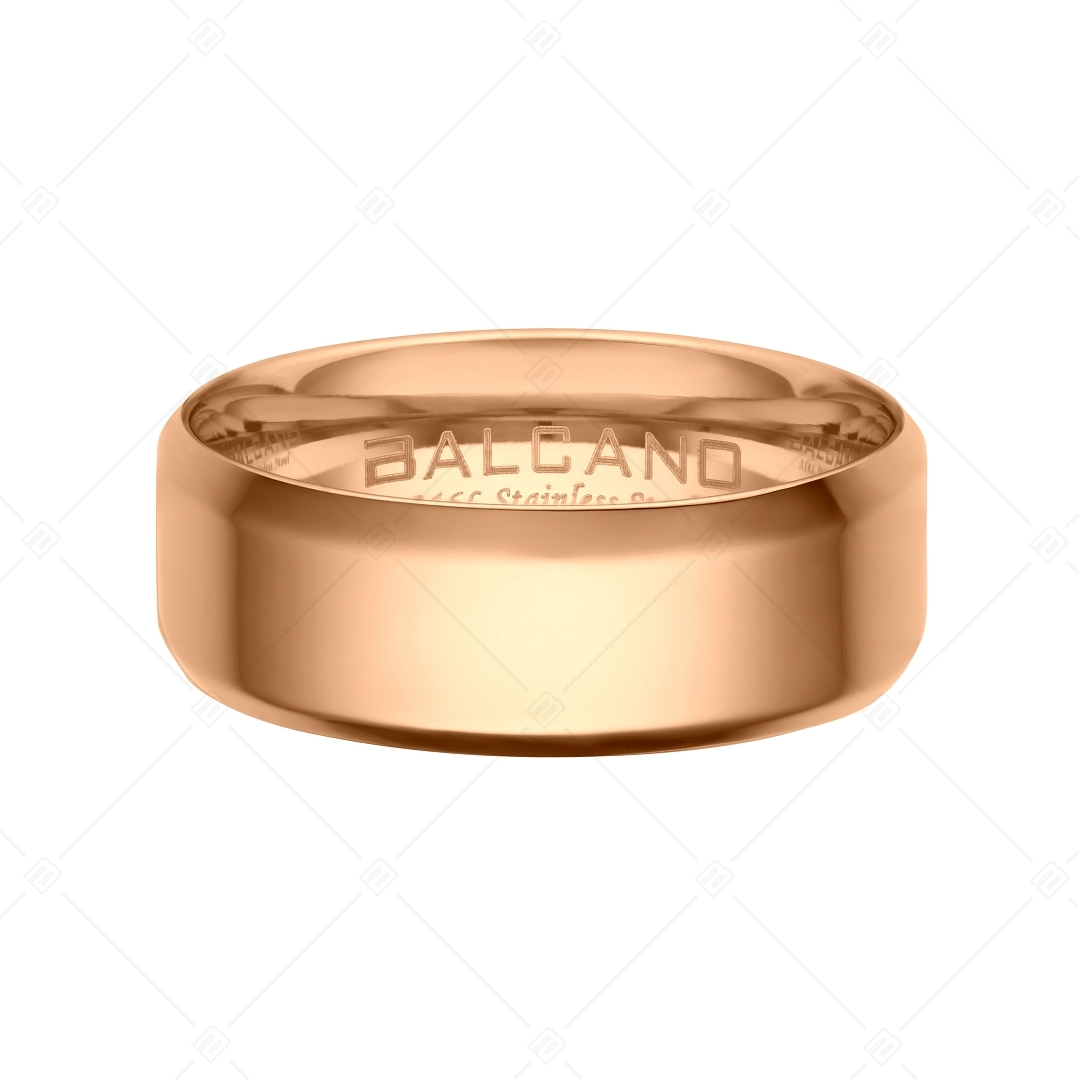 BALCANO - Eden / Gravírozható nemesacél gyűrű 18K rozé arany bevonattal (042101BL96)
