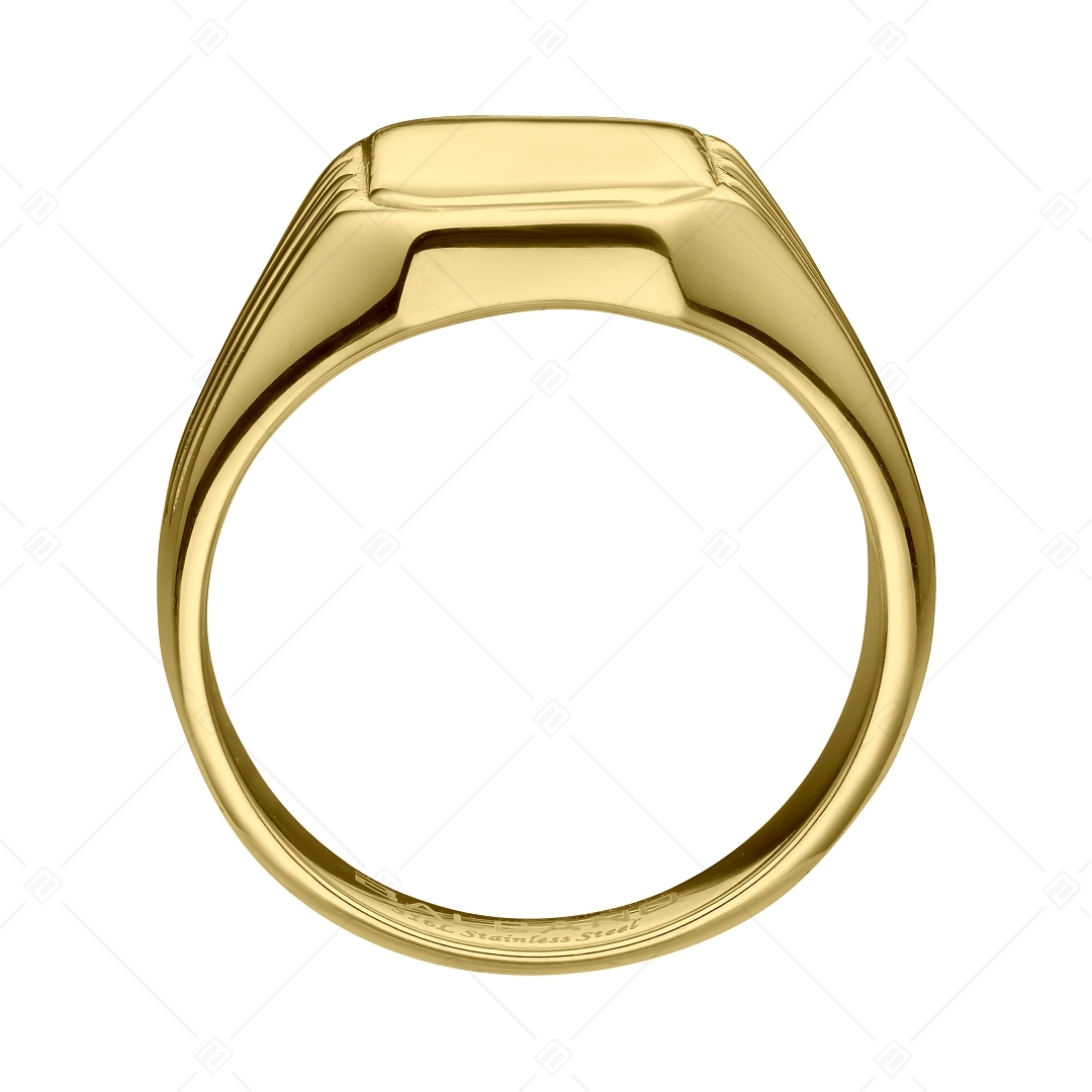 BALCANO - Achilles / Gravírozható pecsétgyűrű, 18K arany bevonattal (042105BL88)
