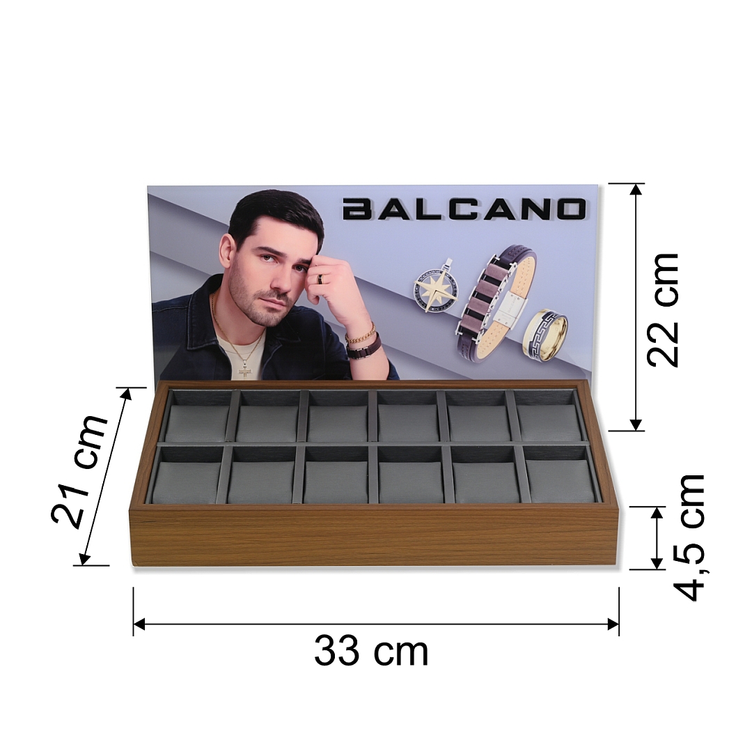 BALCANO /  Férfi karkötő kollekció bemutató állvány (110005BD00)