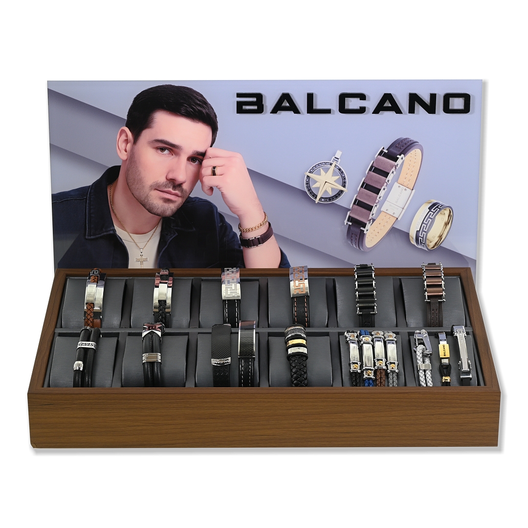 BALCANO /  Férfi karkötő kollekció bemutató állvány (110005BD00)