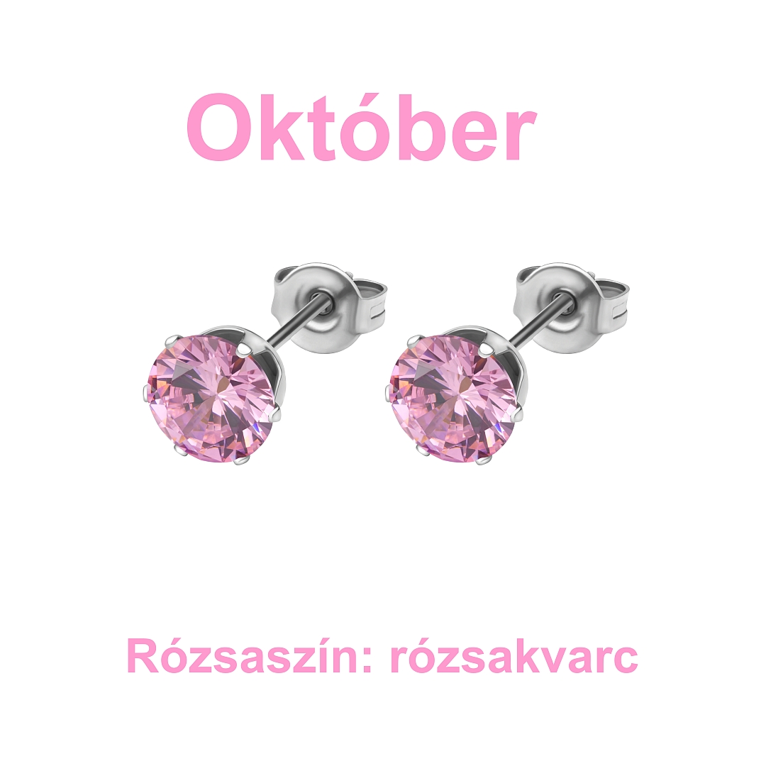 BALCANO - Frizzante / Kerek cirkónia drágaköves fülbevaló 12 db-os csomag - 6 mm (112083DT06)