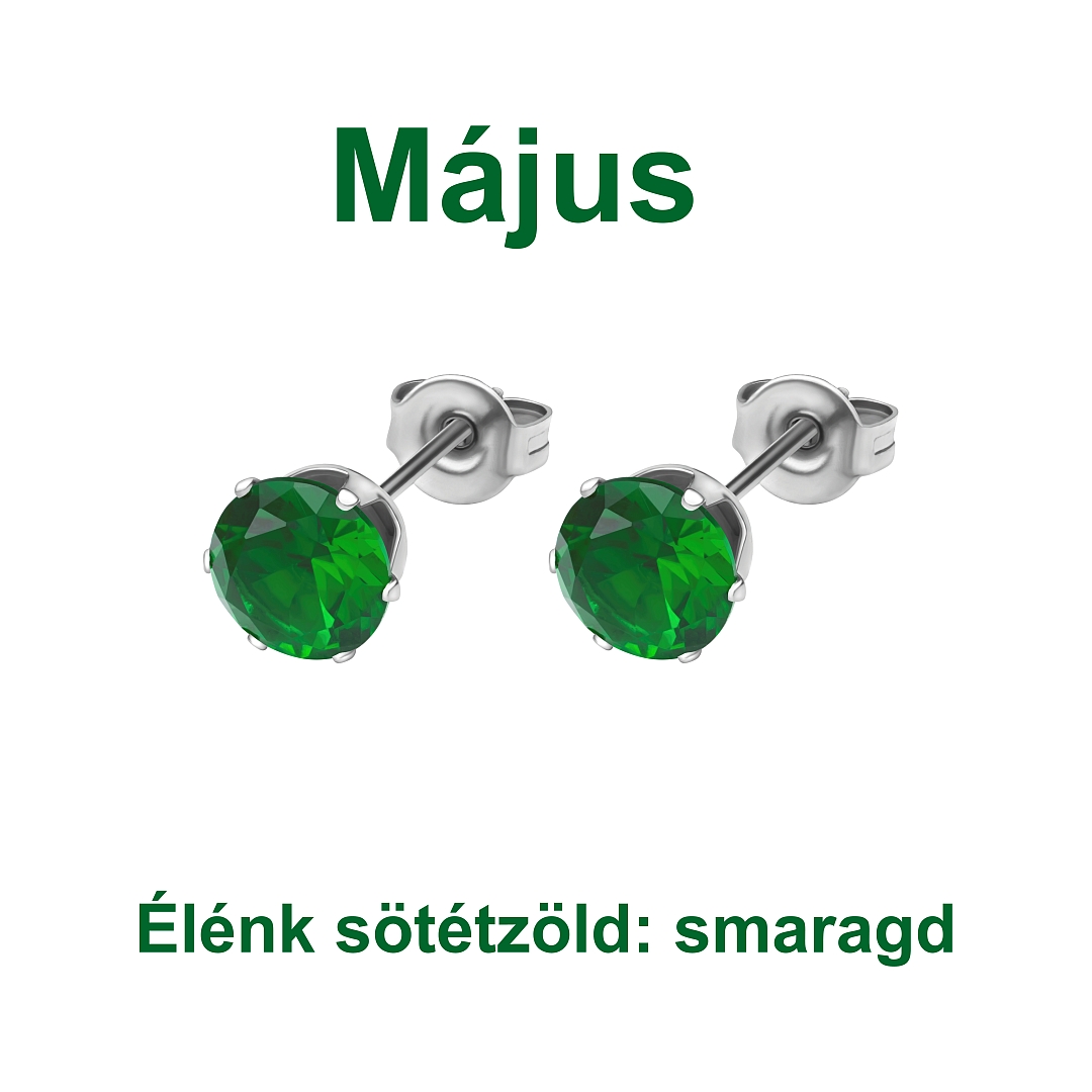 BALCANO - Frizzante / Kerek cirkónia drágaköves fülbevaló 12 db-os csomag - 6 mm (112083DT06)