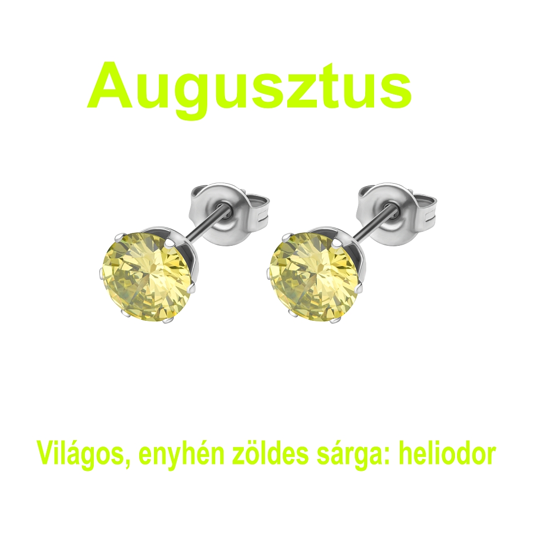BALCANO - Frizzante / Kerek cirkónia drágaköves fülbevaló 12 db-os csomag - 6 mm (112083DT06)