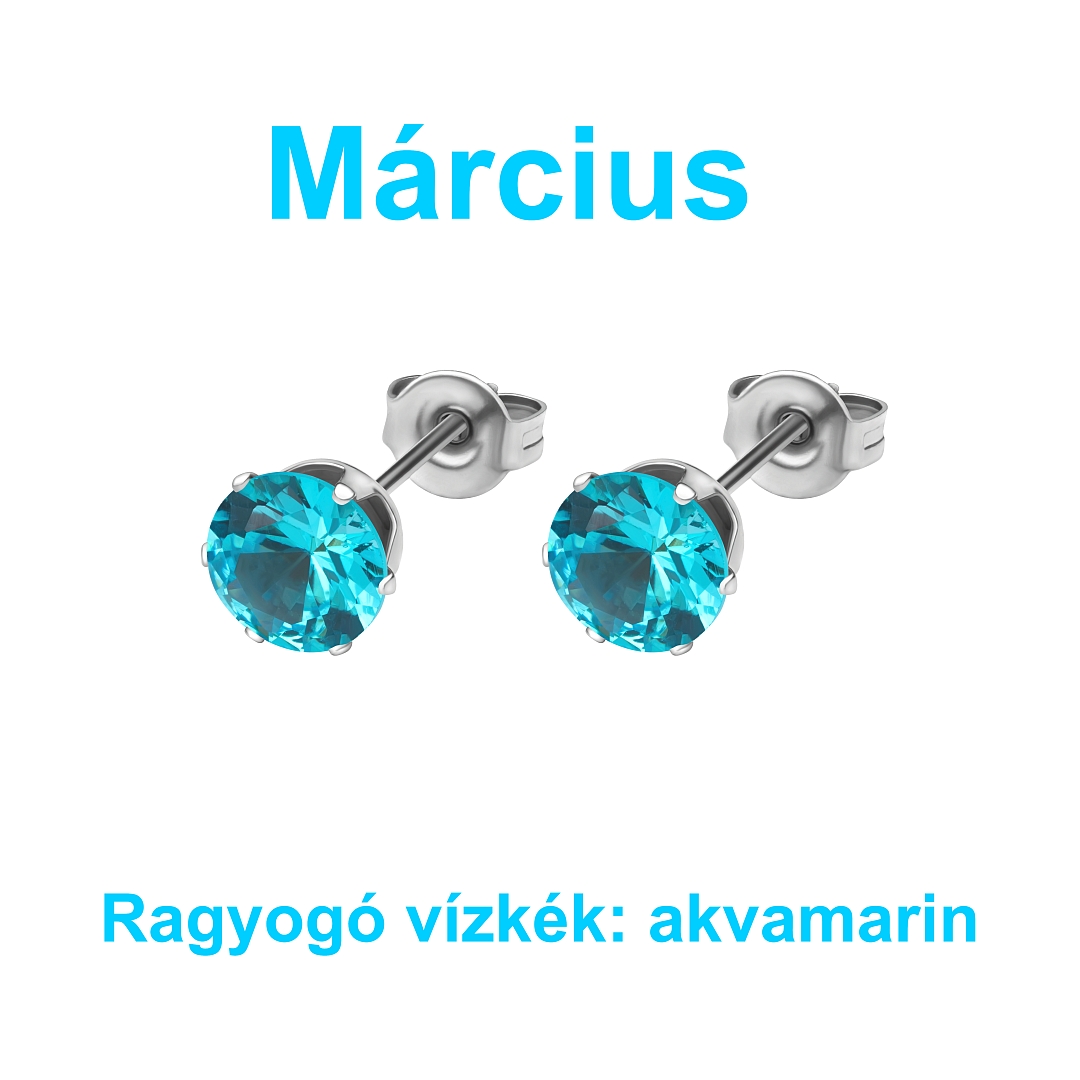 BALCANO - Frizzante / Kerek cirkónia drágaköves fülbevaló 12 db-os csomag - 6 mm (112083DT06)