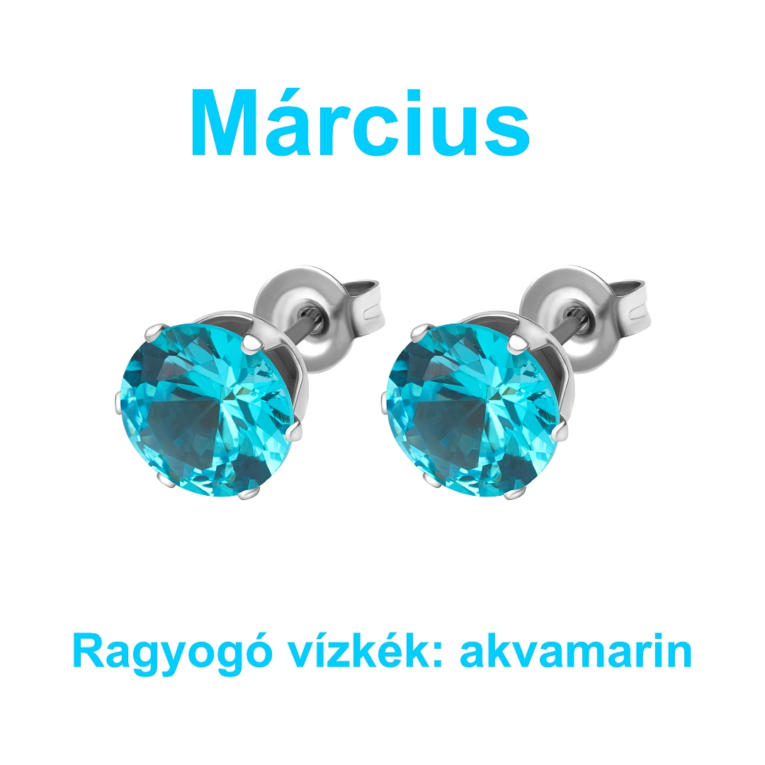 BALCANO - Frizzante / Kerek cirkónia drágaköves fülbevaló 12 db-os csomag - 8 mm (112083DT08)