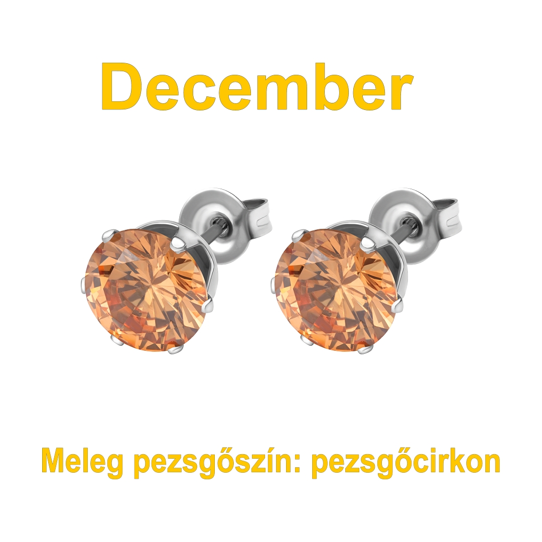 BALCANO - Frizzante / Kerek cirkónia drágaköves fülbevaló 12 db-os csomag - 8 mm (112083DT08)