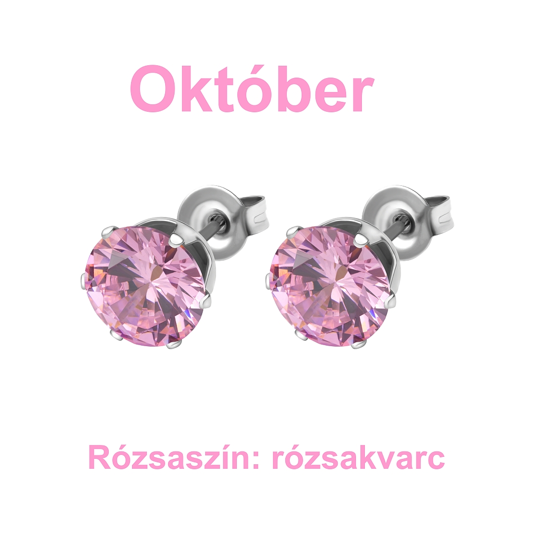 BALCANO - Frizzante / Kerek cirkónia drágaköves fülbevaló 12 db-os csomag - 8 mm (112083DT08)