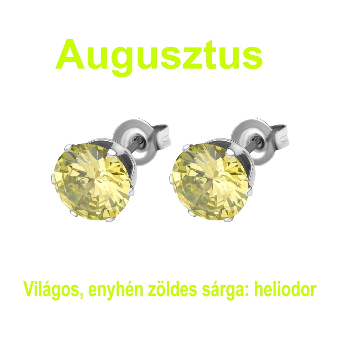 BALCANO - Frizzante / Kerek cirkónia drágaköves fülbevaló 12 db-os csomag - 8 mm (112083DT08)