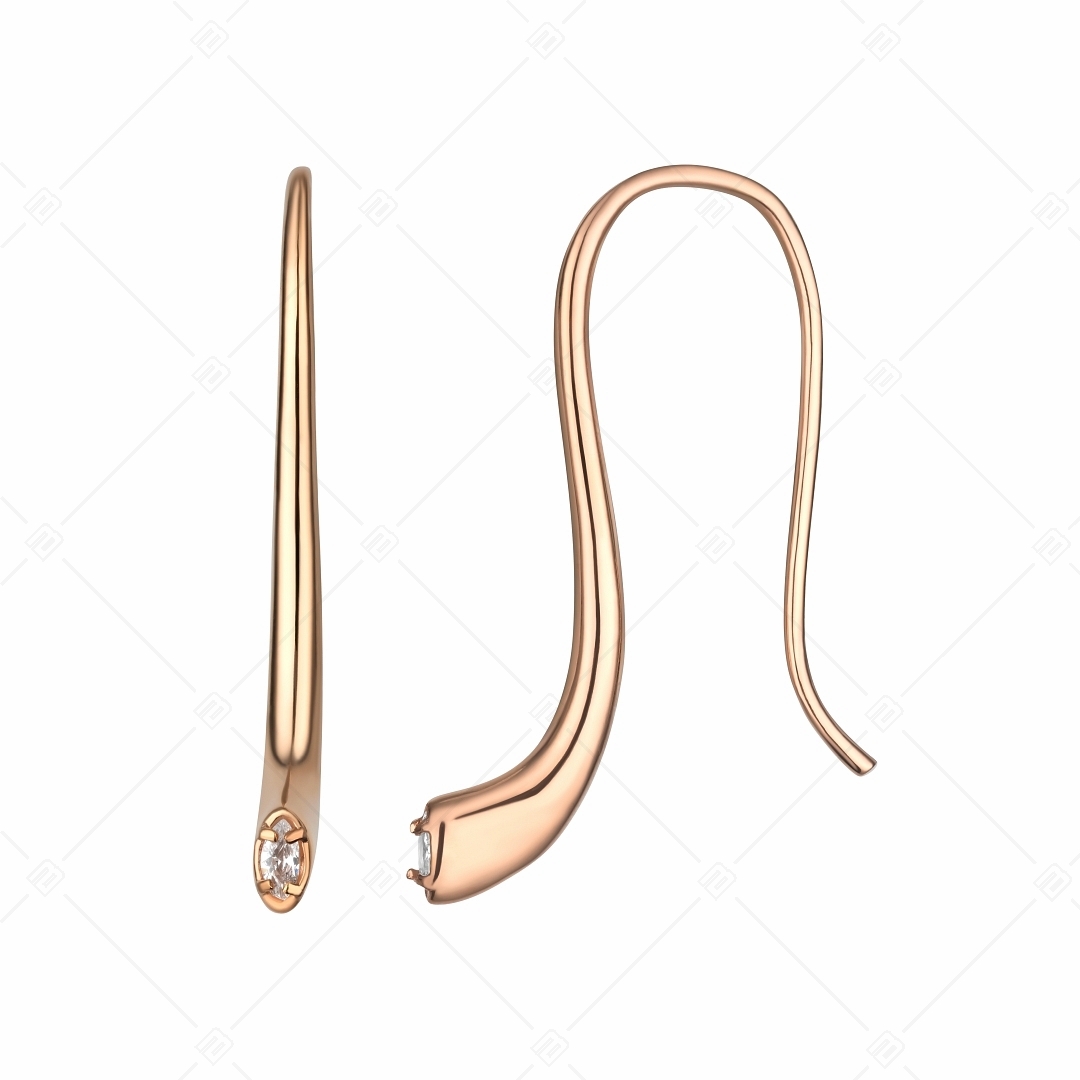 BALCANO - Arco / Egyedi, íves formájú drágaköves fülbevaló (141107BC96)