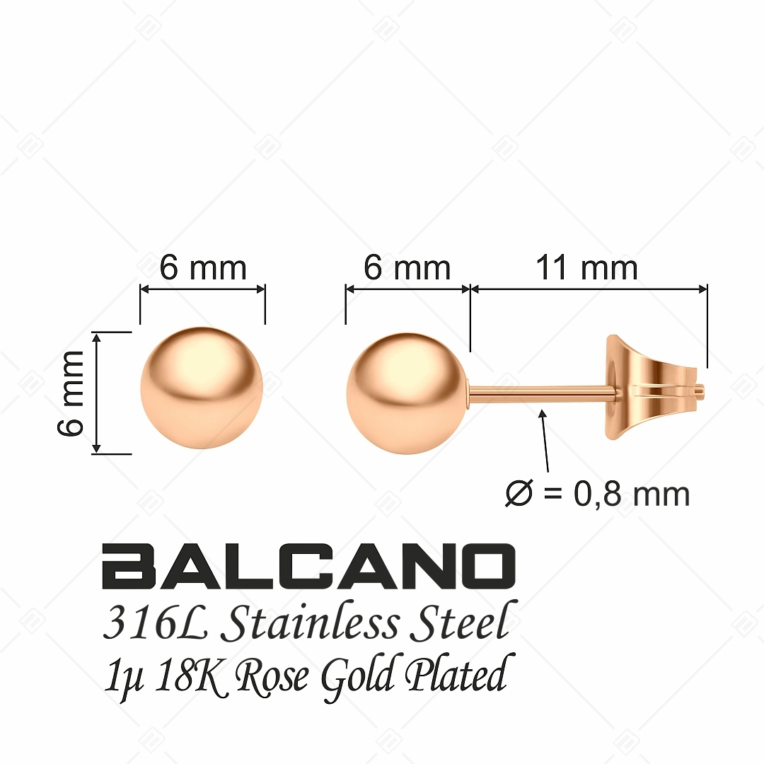 BALCANO - Globo / Gömb alakú bedugós fülbevaló (141202BC96)
