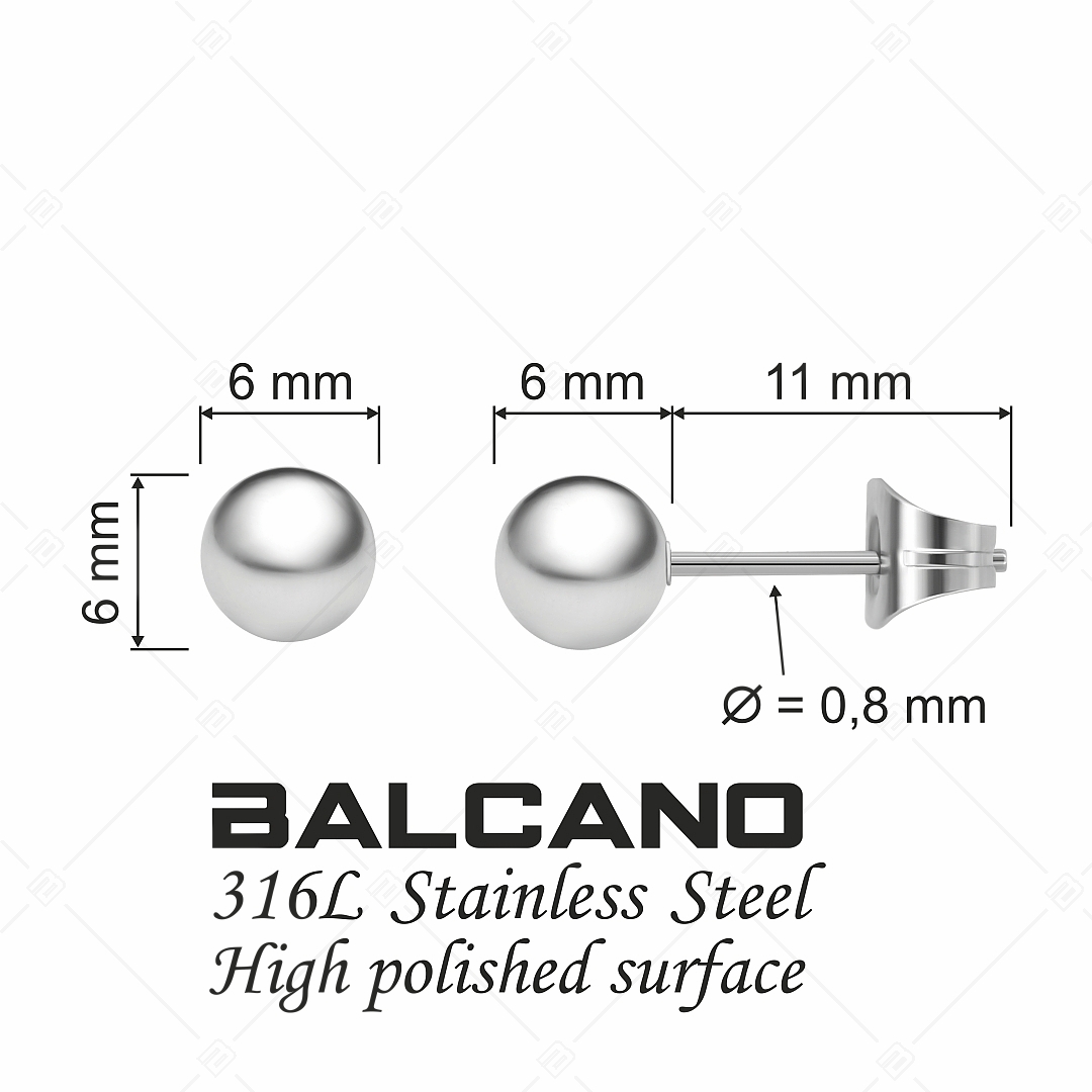 BALCANO - Globo / Gömb alakú bedugós fülbevaló (141202BC97)