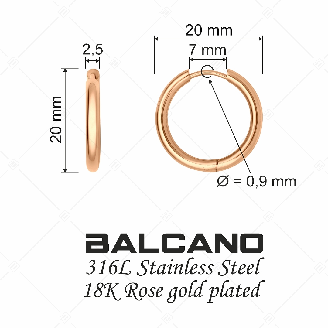 BALCANO - Giro / Kis karika fülbevaló (141216BC96)