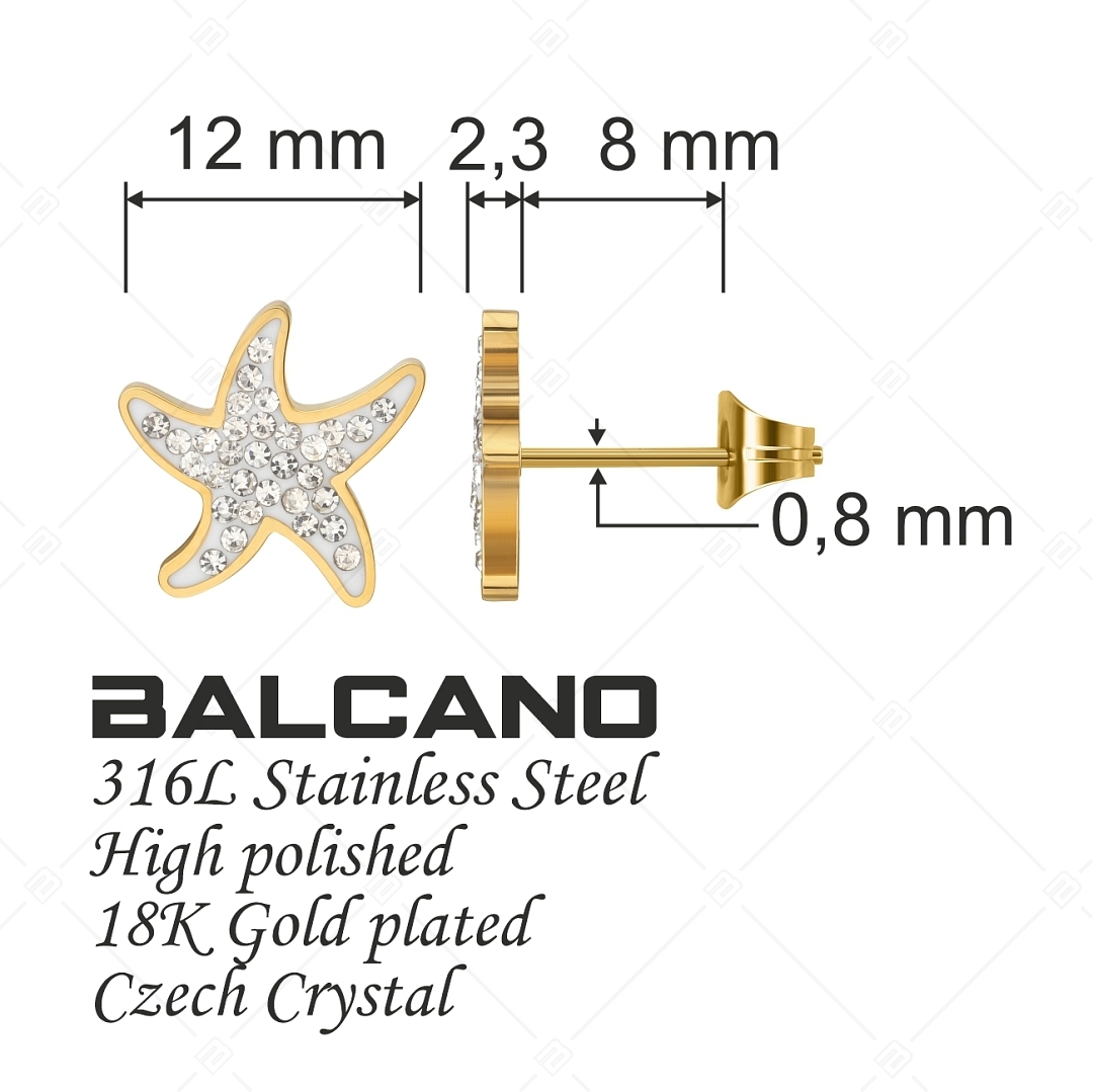 BALCANO - Stella Marina / Tengeri csillag alakú fülbevaló (141222BC88)