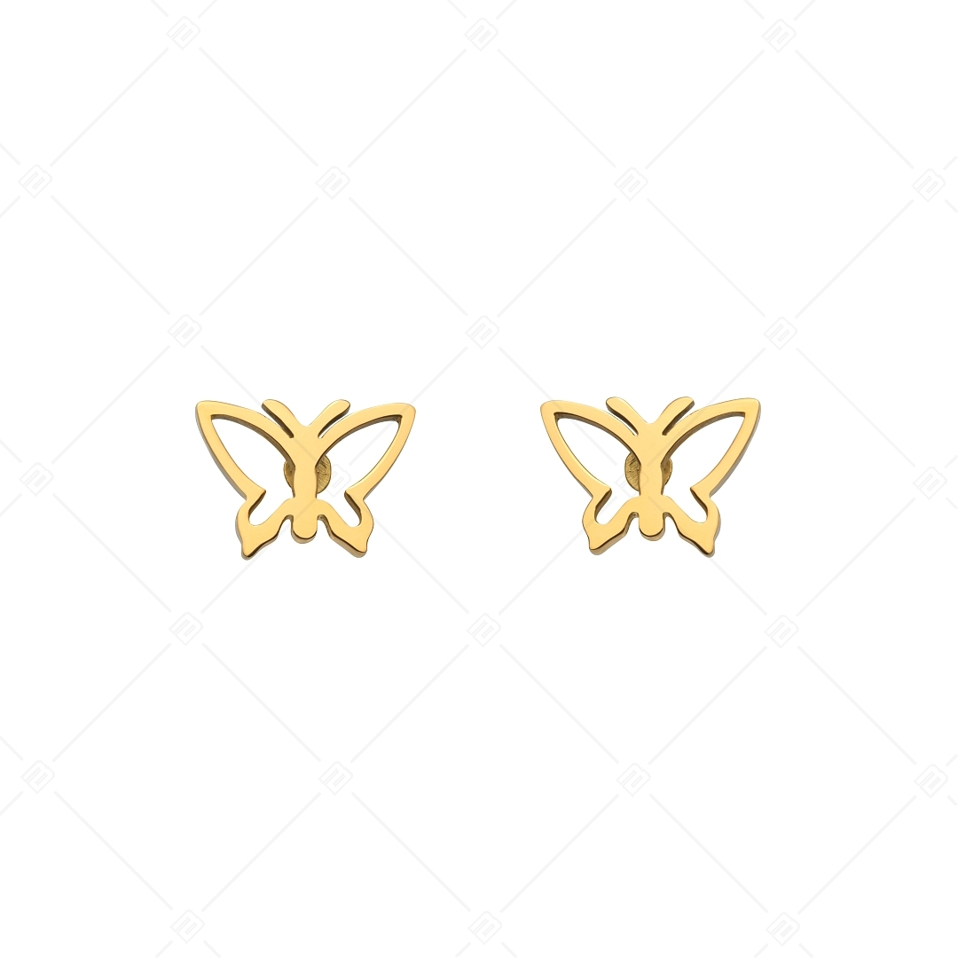 BALCANO - Vanessa / Áttört pillangó formájú fülbevaló, 18K arany bevonattal (141245BC88)