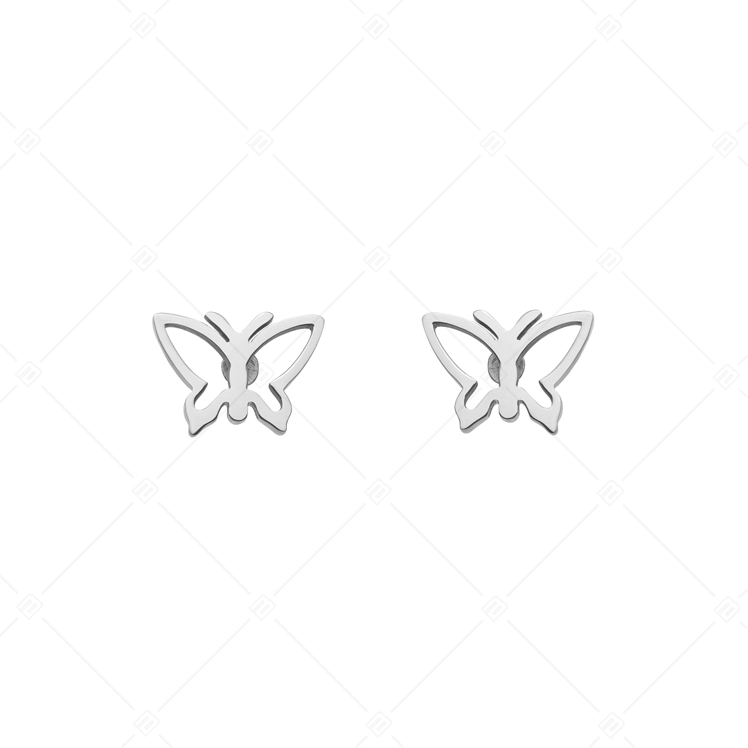 BALCANO - Vanessa / Áttört pillangó formájú fülbevaló, magasfényű polírozással (141245BC97)