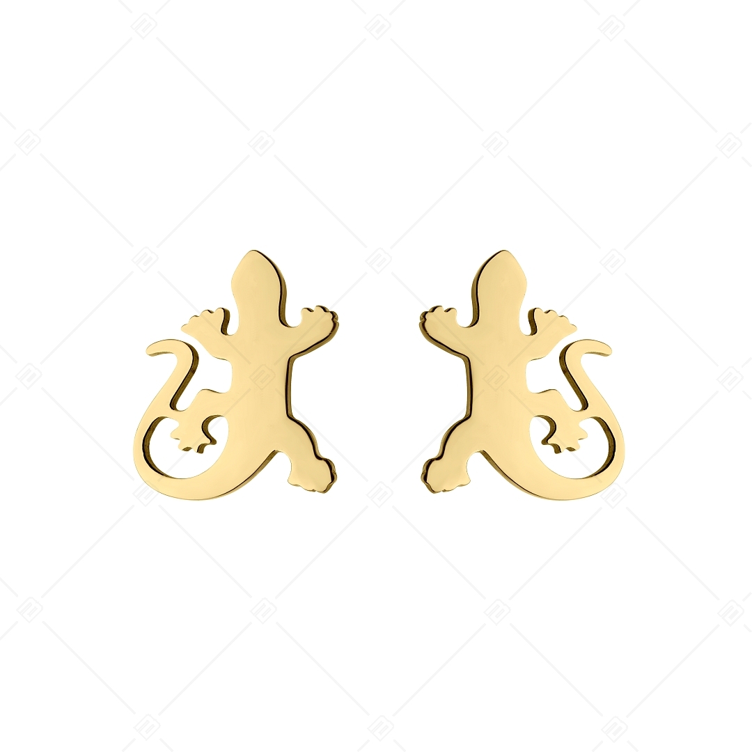 BALCANO - Gecko / Gyík formájú fülbevaló 18K arany bevonattal (141272BC88)