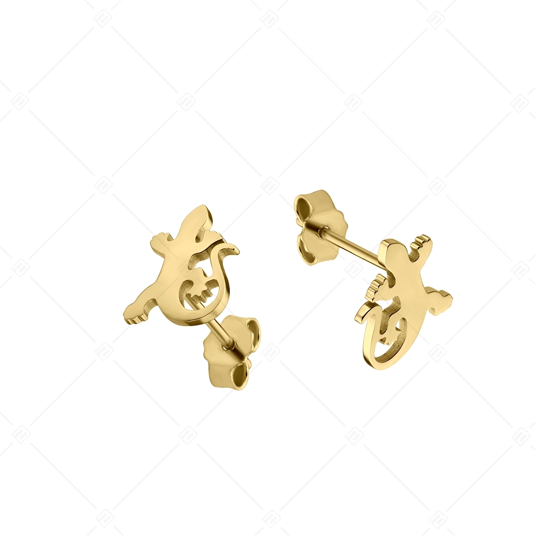 BALCANO - Gecko / Gyík formájú fülbevaló 18K arany bevonattal (141272BC88)