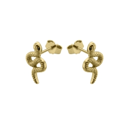BALCANO - Serpent / Kígyó formájú fülbevaló 18K arany bevonattal