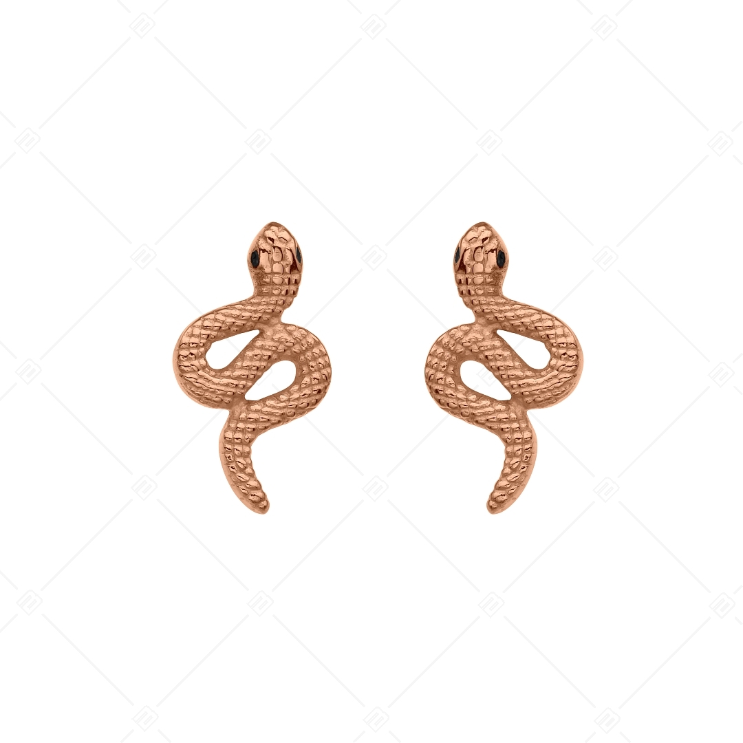 BALCANO - Serpent / Kígyó formájú fülbevaló 18K rozé arany bevonattal (141273BC96)