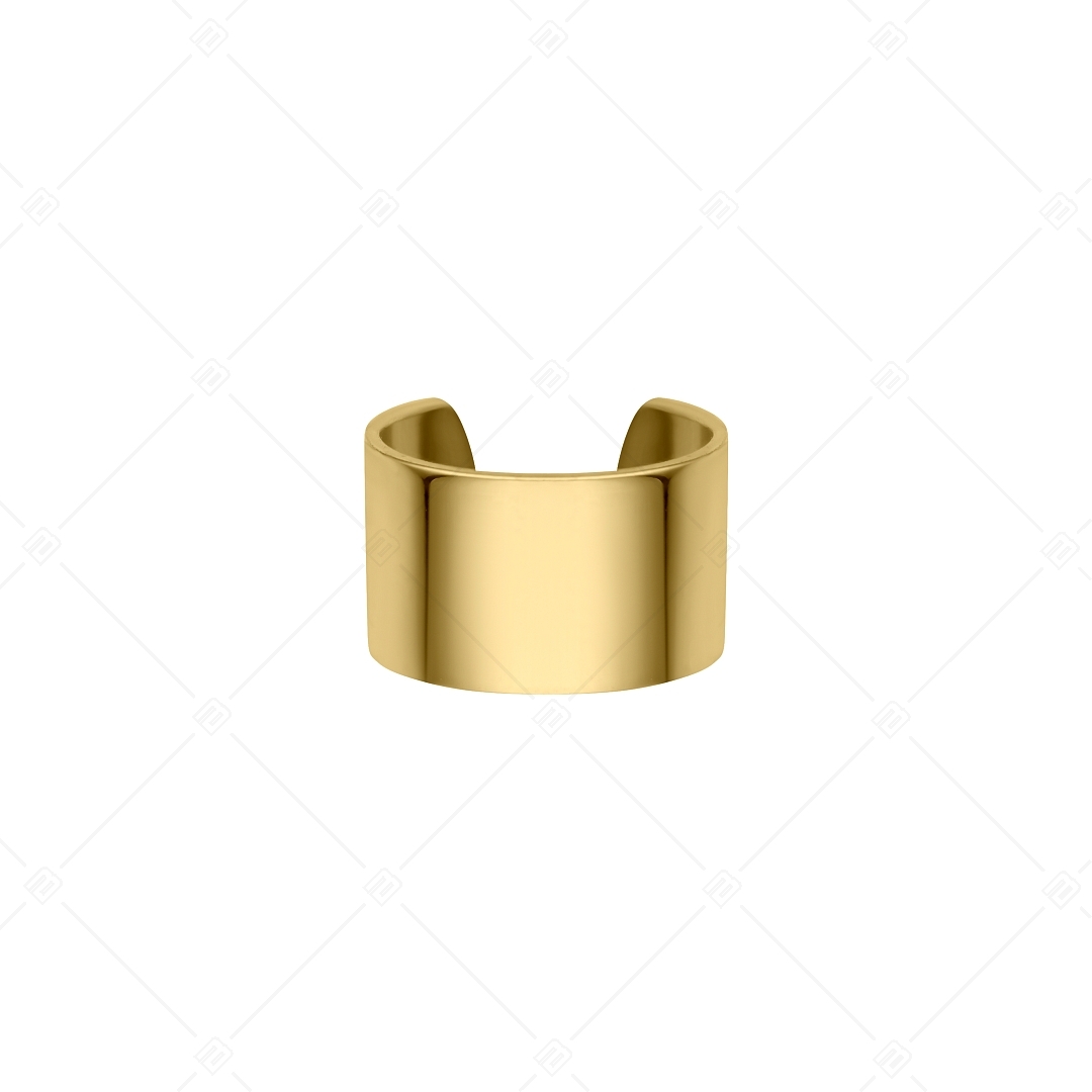 BALCANO - Lenis / Sima felületű nemesacél fülgyűrű 18K arany bevonattal (141280BC88)