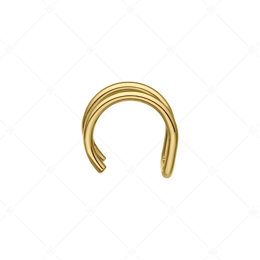 BALCANO - Rua / Dupla nemesacél fülgyűrű 18K arany bevonattal (141281BC88)