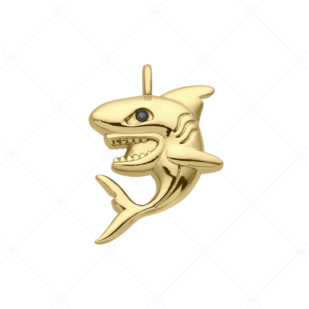 BALCANO - Shark / Cápa formájú nemesacél medál 18K arany bevonattal (242207BC88)