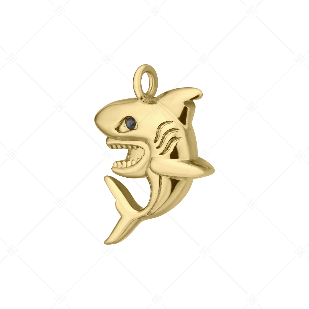 BALCANO - Shark / Cápa formájú nemesacél medál 18K arany bevonattal (242207BC88)