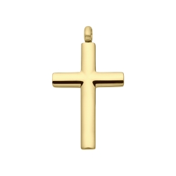 BALCANO - Croce / Kereszt alakú medál, 18K arany bevonattal