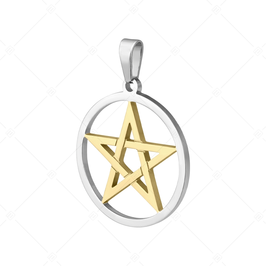 BALCANO - Pentagram / Ötágú csillag medál, 18K arany bevonattal (242214BC88)