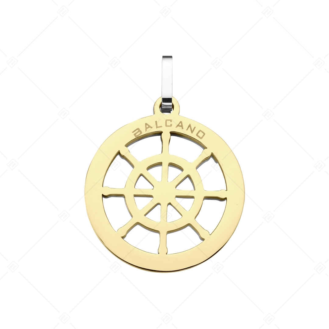 BALCANO - Sailor / Hajókormány alakú nemesacél medál, 18K arany bevonattal (242219BC88)