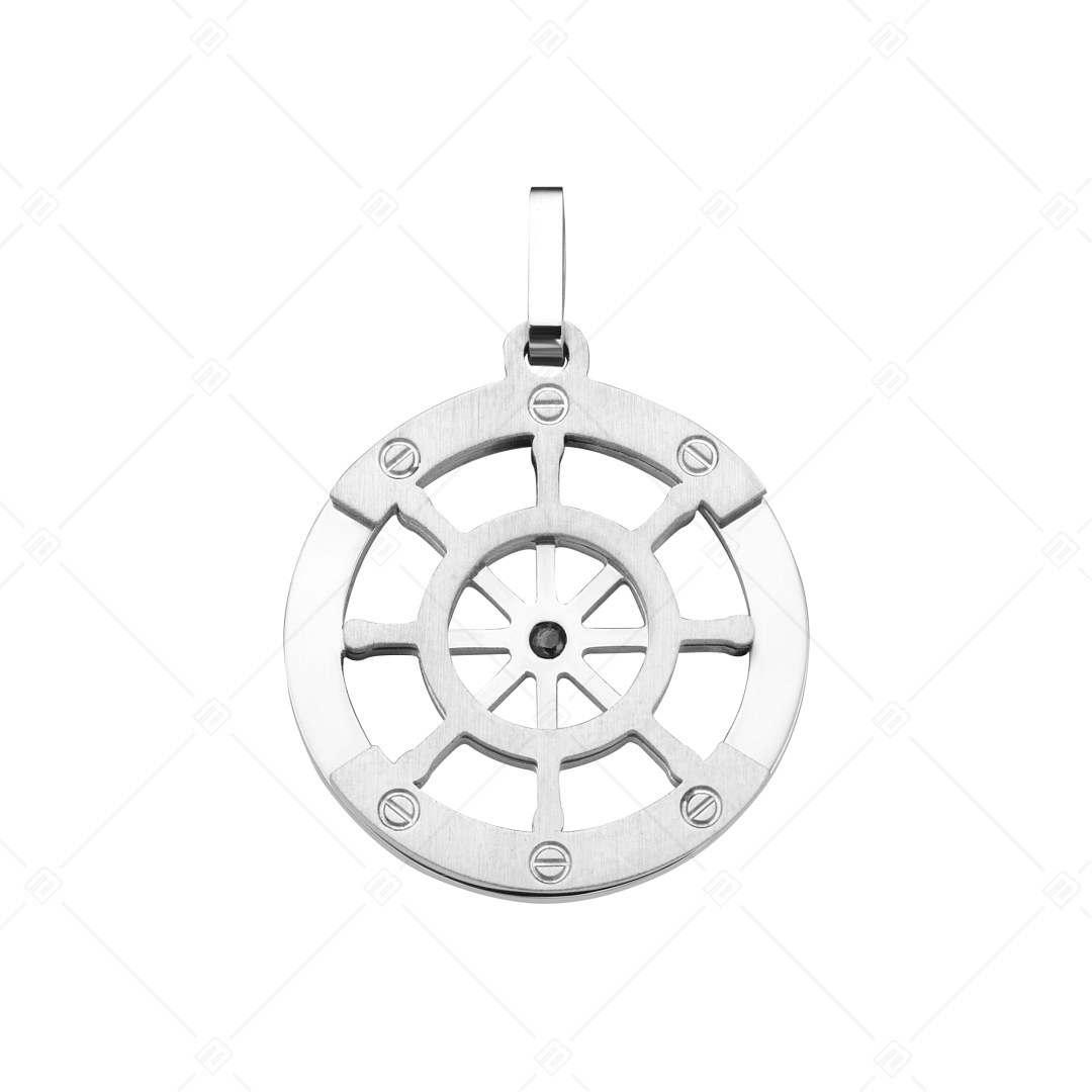 BALCANO - Sailor / Hajókormány alakú nemesacél medál, magasfényű polírozással (242219BC97)