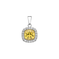 BALCANO - Sonja / Négyzet alakú, cirkónia drágaköves medál