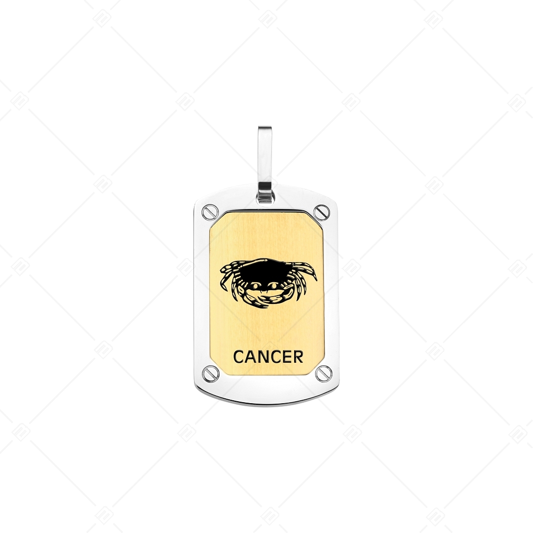 BALCANO - Cancer / Horoszkópos medál, 18K arany bevonattal - Rák csillagjegy (242241BC88)