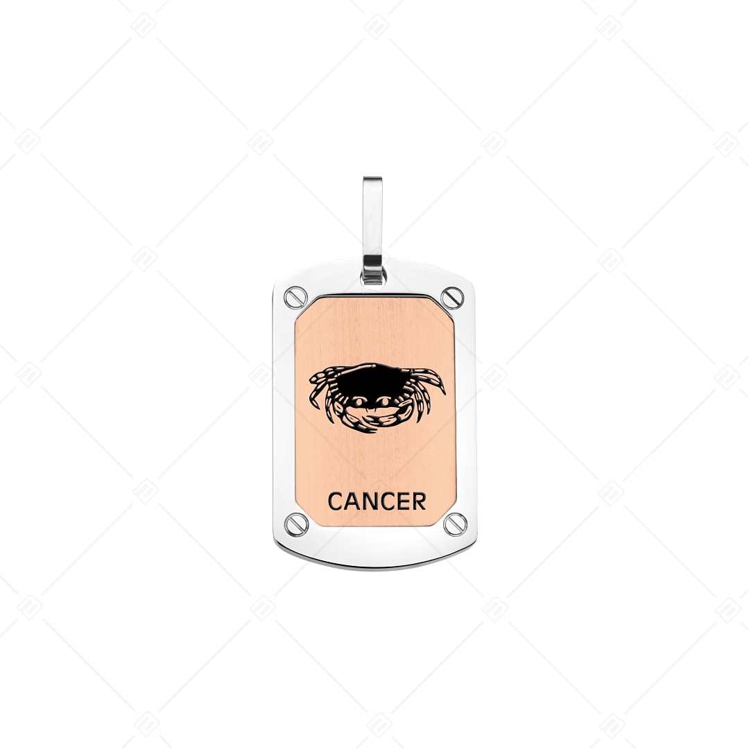 BALCANO - Cancer / Horoszkópos medál, 18K rozé arany bevonattal - Rák csillagjegy (242241BC96)