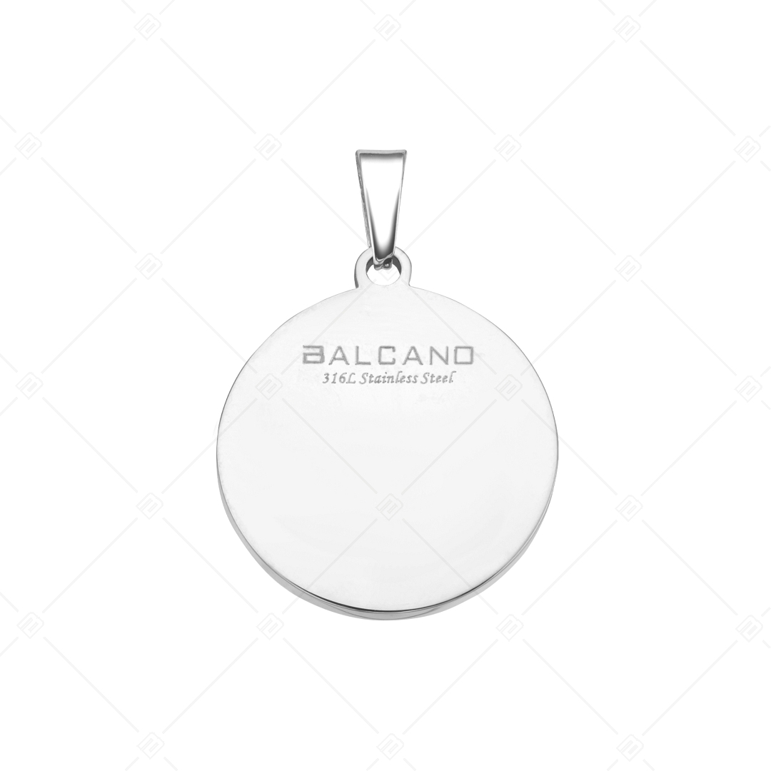 BALCANO - Compass / Iránytű medál cirkónia drágakövekkel, magasfényű polírozással (242253BC97)