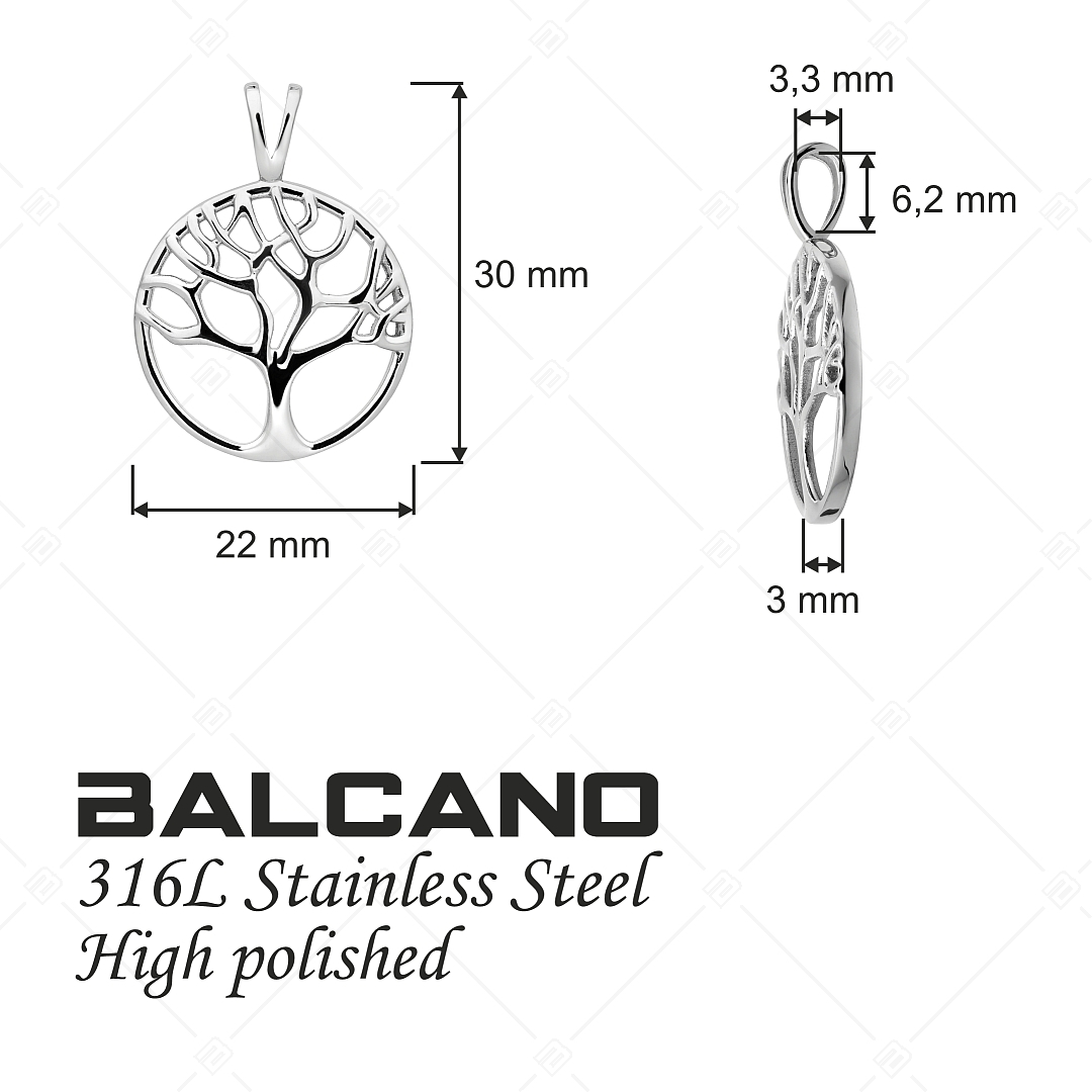 BALCANO - Lifetree / Életfa medál, magasfényű polírozással (242256BC97)