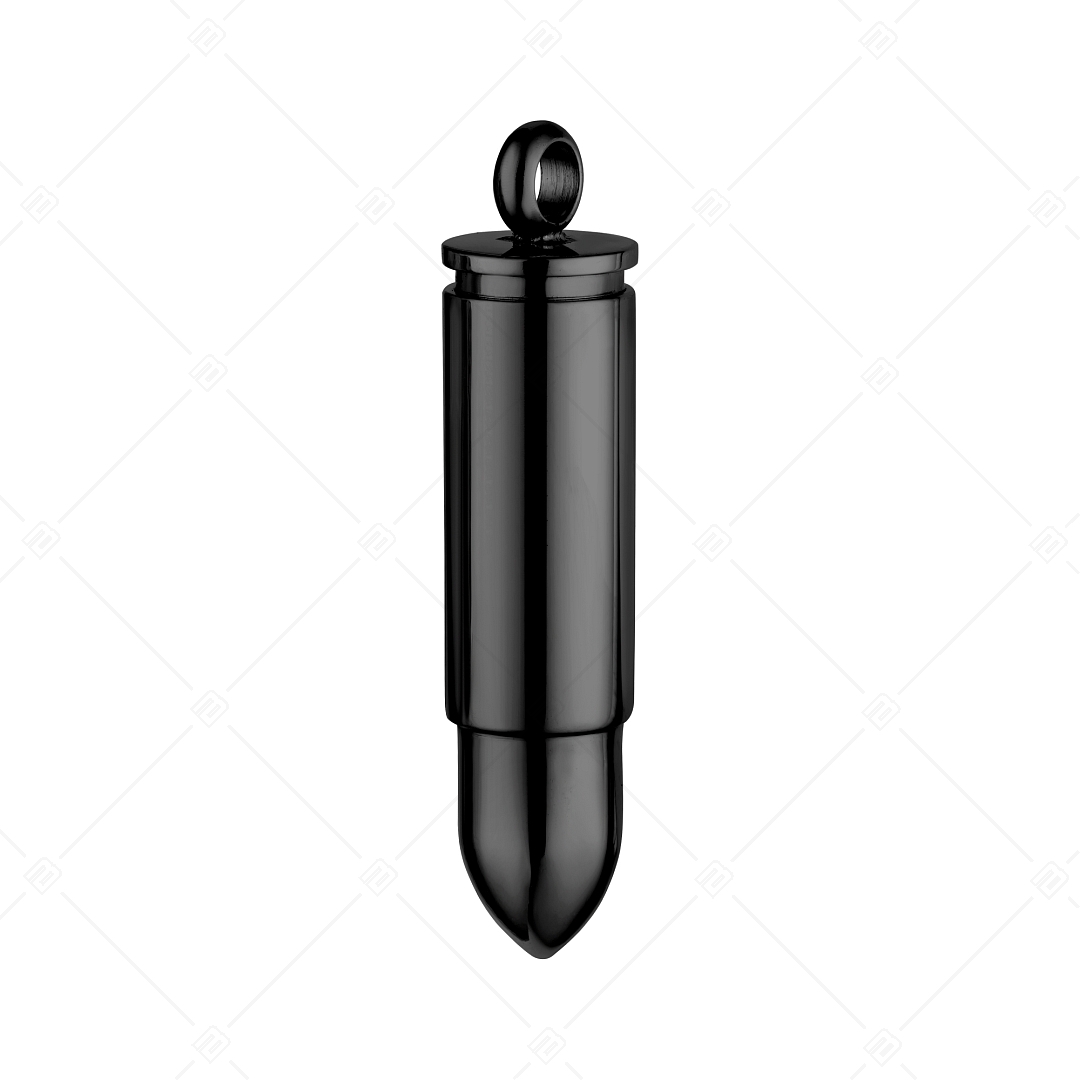 BALCANO - Bullet / Pisztolygolyó, töltény medál fekete PVD bevonattal (242258BC11)