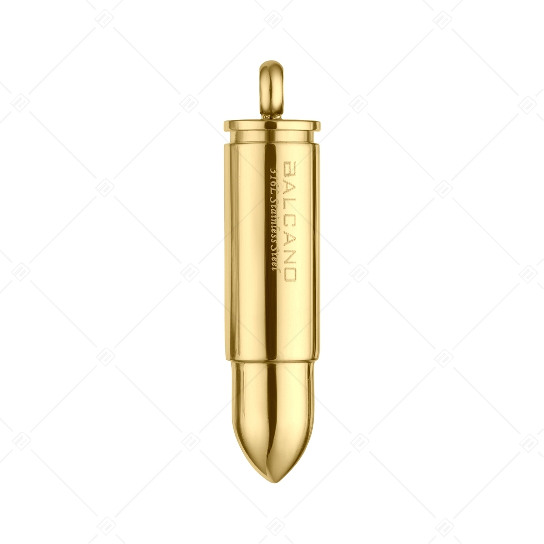 BALCANO - Bullet / Pisztolygolyó, töltény medál 18K arany bevonattal (242258BC88)