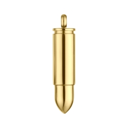 BALCANO - Bullet / Pisztolygolyó, töltény medál 18K arany bevonattal