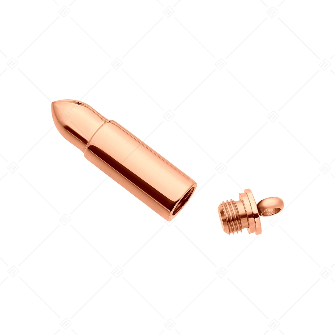 BALCANO - Bullet / Pisztolygolyó, töltény medál 18K rozé arany bevonattal (242258BC96)